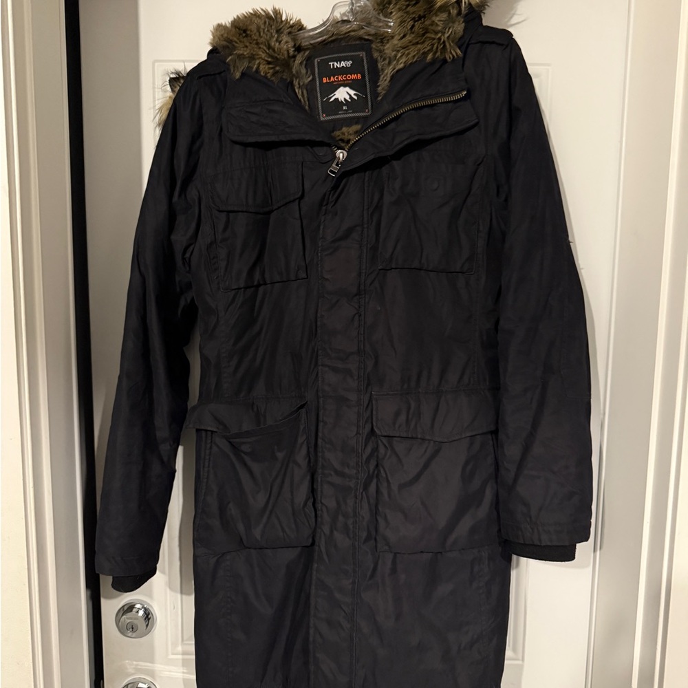 Aritzia TNA Blackcomb parka with Faux Fur Hood